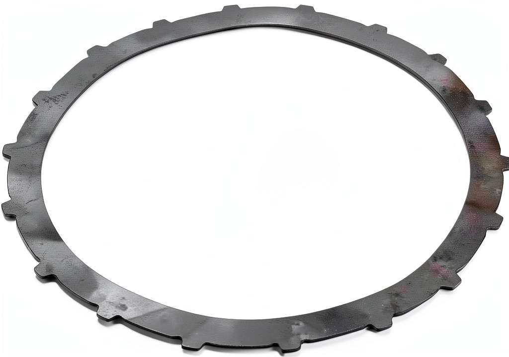 Installing GM Genuine Parts Clutch Plate for Automobile on a wooden bench