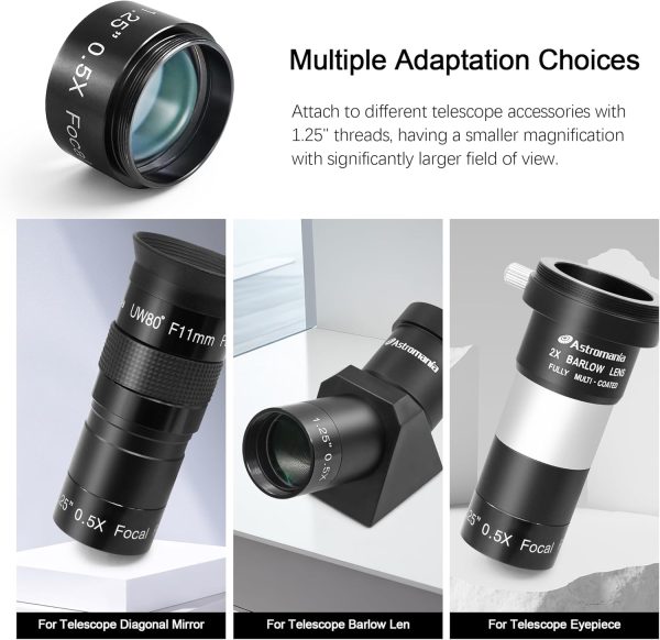 Astromania 0.5X SCT Telescope Photo Adapter-6