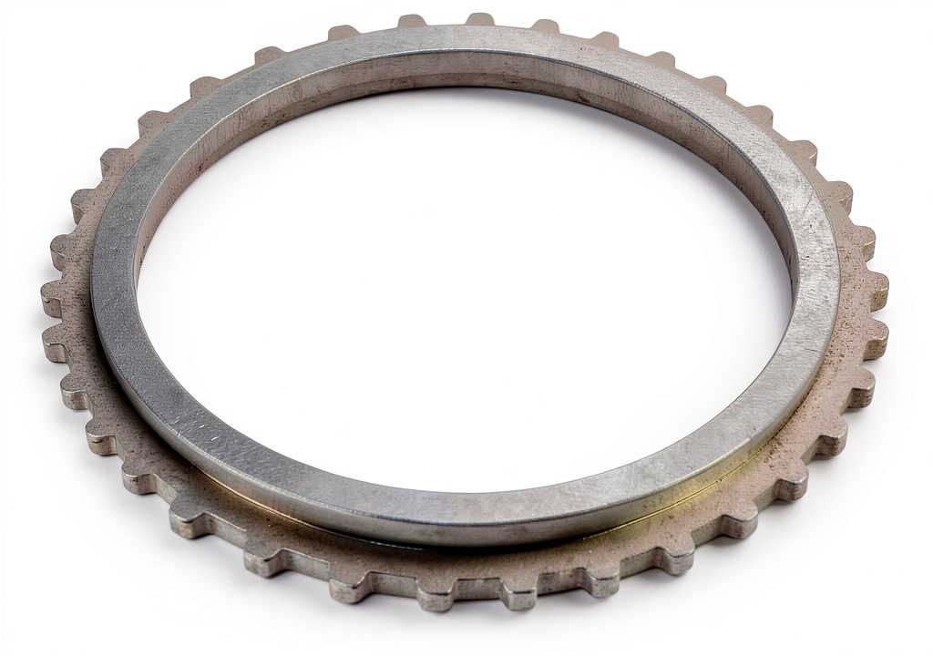 ACDelco clutch backing plate kit installed on a transmission housing