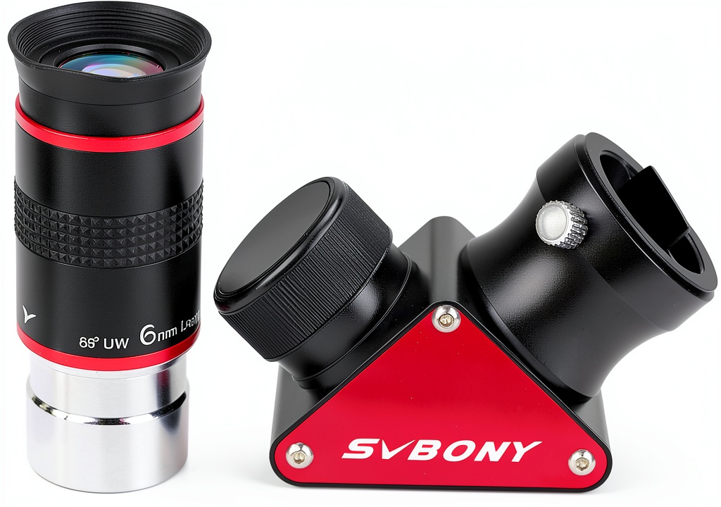 Installing SVBONY 68 Degree Wide Angle Telescope Eyepiece on a wooden desk