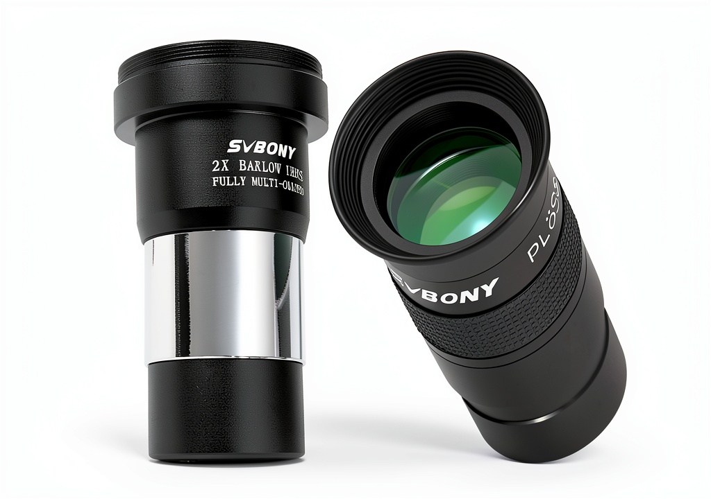 SVBONY eyepiece mounted on a telescope during a night sky observation