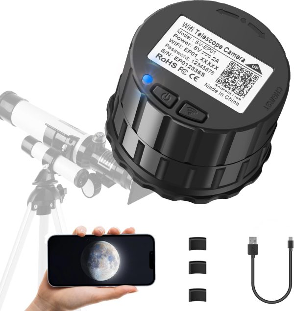 Telescope Eyepiece Camera dgtenk Black EP907-7