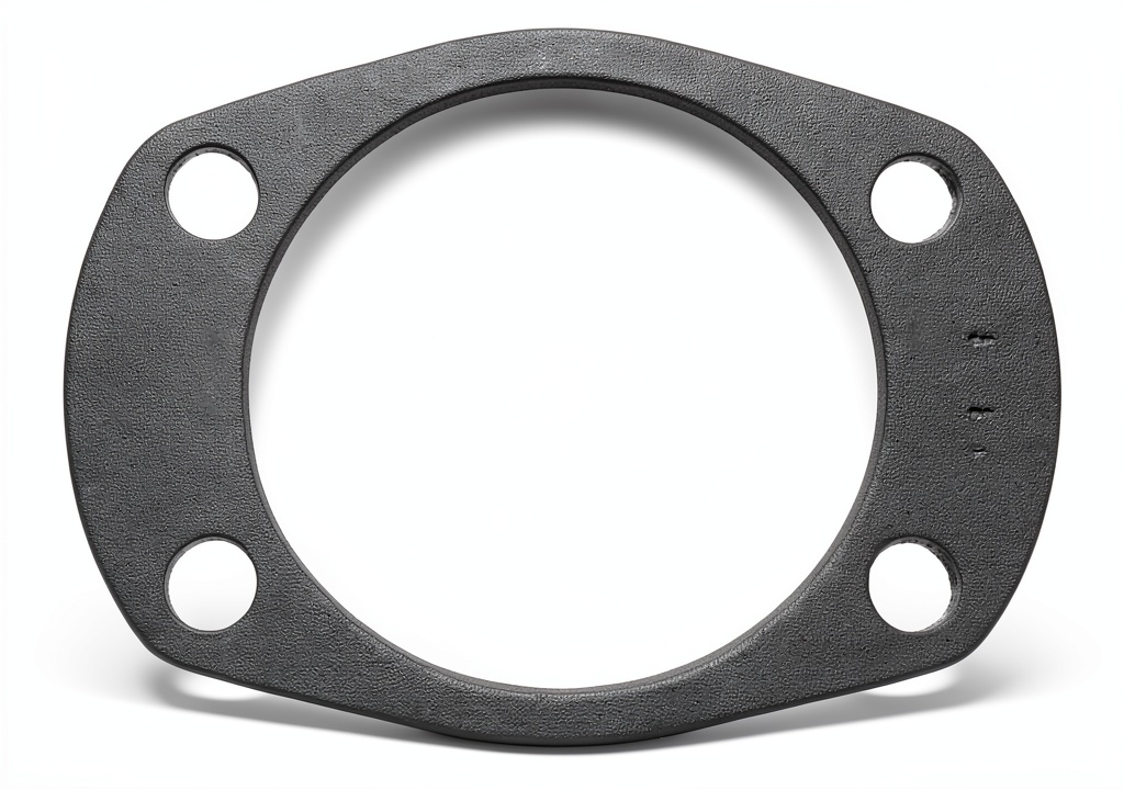 Installing Fel-Pro 4828 Drive Axle Flange Gasket for Ford Maverick Round on a wooden workbench