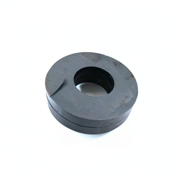 Large Ceramic Donut Magnets Burnur 2.87" OD Ring Dark Grey Pack of 2-4