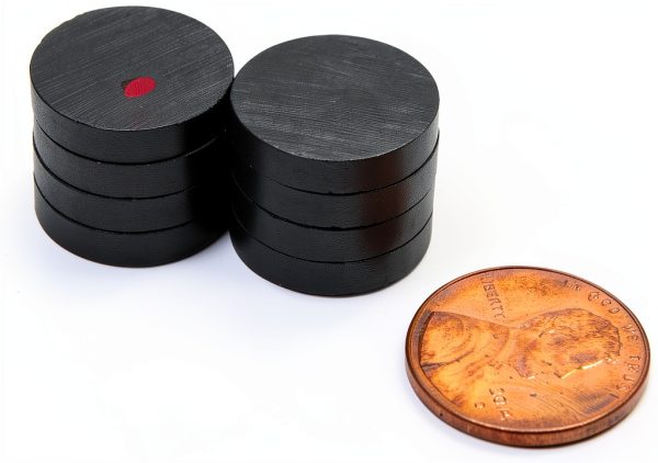 Ceramic Magnets 5/8" x 1/8" Disc Grade 8 - CMS Magnetics - 100 Grey-6