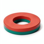 Grade C8 Ceramic Ring Magnet by Burnur 60mm OD x 24mm ID 2 Pack-0