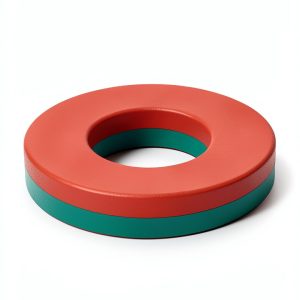 Grade C8 Ceramic Ring Magnet by Burnur 60mm OD x 24mm ID 2 Pack-0