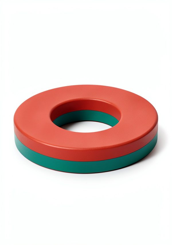 Grade C8 Ceramic Ring Magnet by Burnur 60mm OD x 24mm ID 2 Pack-0