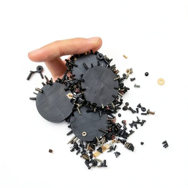 Industrial Ceramic Disc Magnet Set 100-piece 0.7x0.2 inch Duty Toucan-5