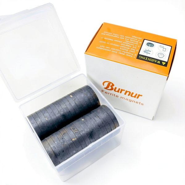 Ferrite Ring Magnets 35mm with Holes Burnur 30 Pack Durable Ceramic-6