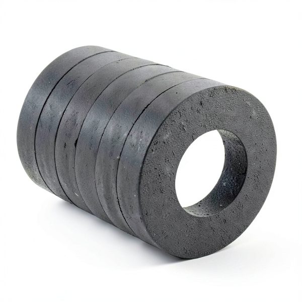 Ferrite Donut Magnets 6 Pack OD50xID25x8mm FINEZAHS Ring Magnets-8