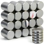 DIYMAG Ceramic Disc Magnets 68 Packs with Double-Sided Adhesive, Ceramic Industrial Magnets. Perfect for Fridge, DIY, Building, Scientific, Craft, and Office Magnets-0