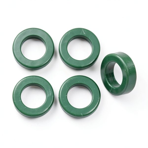 Toroidal Ferrite Cores Compatible with FT-82-43 Ferrite Toroidal Cores (Pack of 5) | Reduces RFI EMI RF HF Line Suppression and Signal Loss in Power Transformers-2