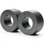 6 Pack Heavy Duty Ferrite Ring Magnets, OD2.36 x ID1.25 x T0.4 Large Strong Round Ceramic Magnet for Crafts Hobby Science Fridge Tool Room Whiteboard-0