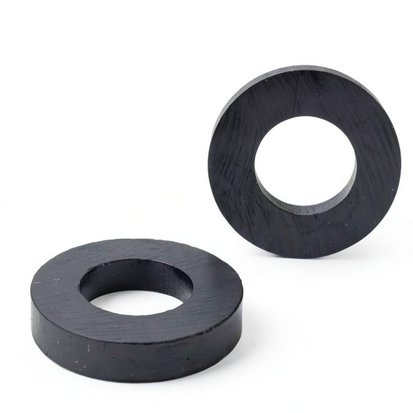 Big Magnets Ring Donut Magnet by AOAUTO – 60mm OD x 32mm ID, 2 Pack-1