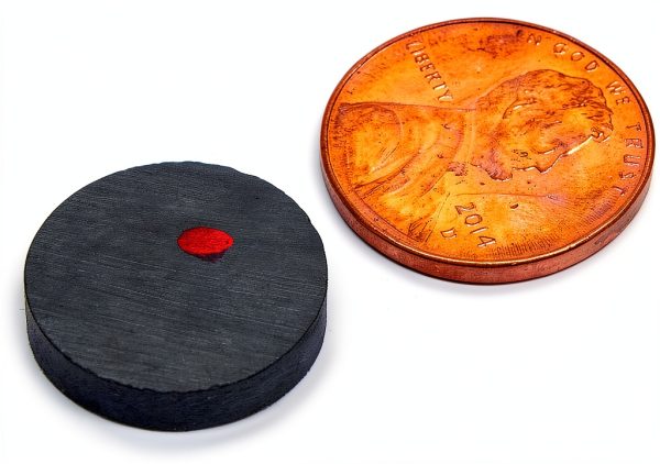 Ceramic Magnets 5/8" x 1/8" Disc Grade 8 - CMS Magnetics - 100 Grey-2