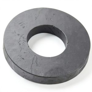 Ceramic Ferrite Ring Magnet Burnur Grade 12 Heavy Duty 3.54" OD-0