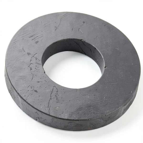 Ceramic Ferrite Ring Magnet Burnur Grade 12 Heavy Duty 3.54" OD-0