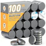 Ceramic Magnets 100 Pack Small Round 15x3mm Strong Adhesive by Mukfirm-0