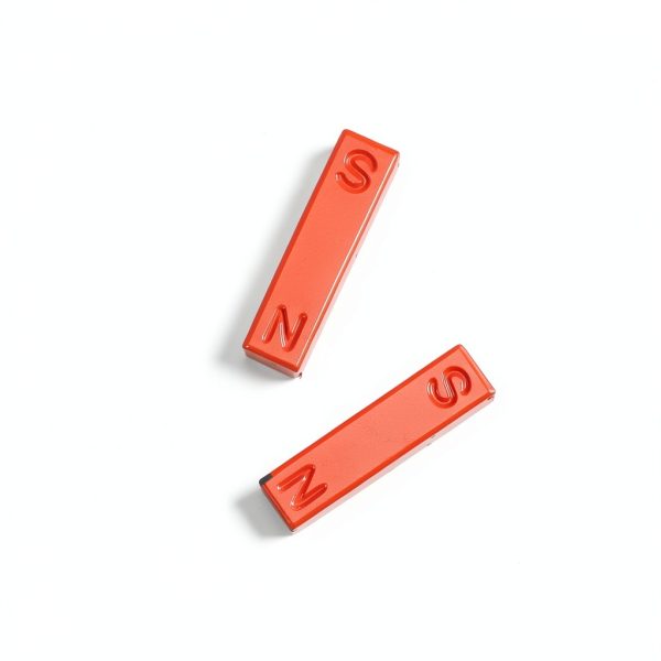 hand2mind Red Ceramic Bar Magnets 1.5 Inch Pack of 6-1