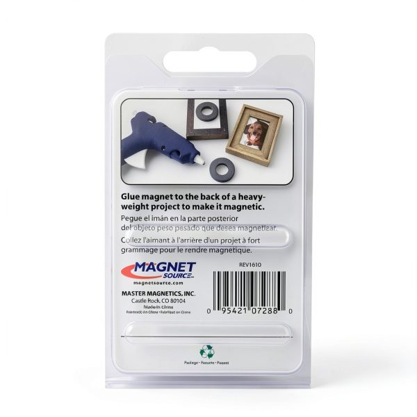 Ceramic Ring Magnets Master Magnetics 1.75" OD 0.865" ID Pack of 2-5